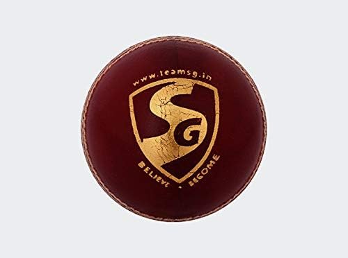 SG Test Red Leather Cricket Ball